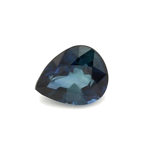 0.74 carat BLUE MODIFIEDBRILLIANTSTEP cut Pear Safyras (1)