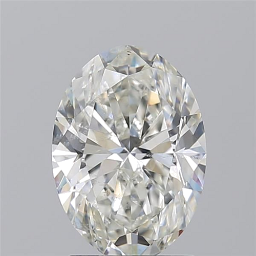 1.71 carat I-SI2 Natūralus Oval Deimantas (1)