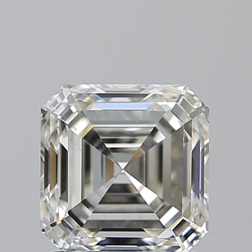 1.51 carat I-SI1 Natūralus Asscher Deimantas (1)