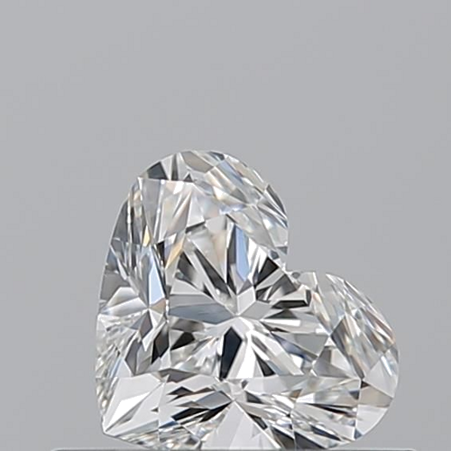 0.5 carat F-VS1 Natūralus Heart Deimantas (1)