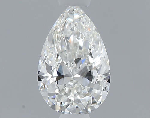 0.4 carat G-VVS2 Natūralus Pear Deimantas (1)
