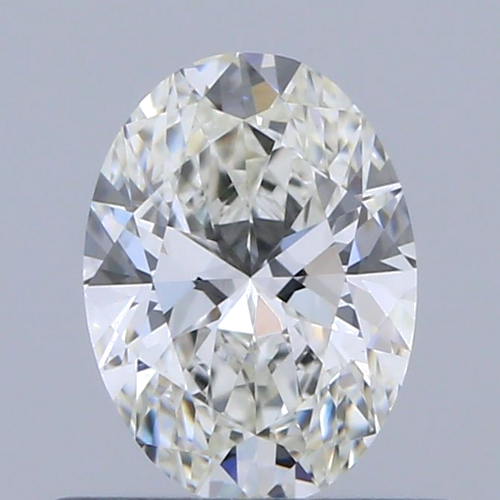 0.51 carat G-VVS2 Natūralus Oval Deimantas (1)
