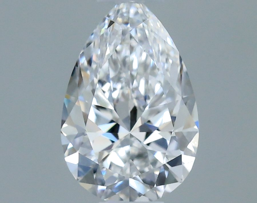 0.3 carat D-VVS1 Natūralus Pear Deimantas (1)