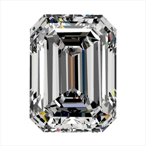 0.5 carat F-IF Natūralus Emerald Deimantas (1)