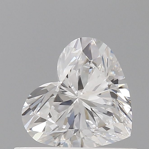 0.51 carat D-VVS2 Natūralus Heart Deimantas (1)
