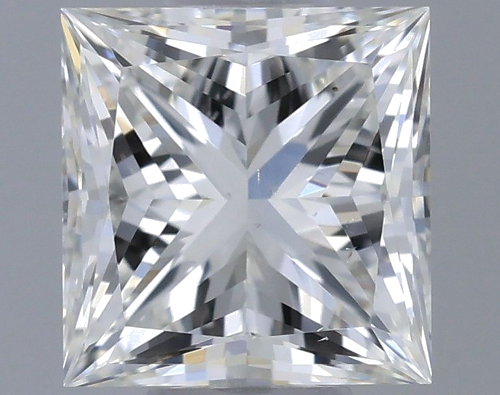 0.5 carat I-SI1 Natūralus Princess Deimantas (1)