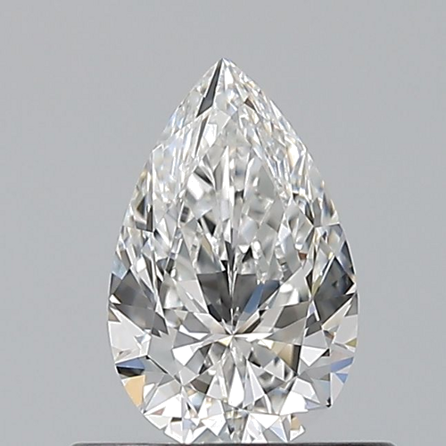 0.51 carat F-VVS1 Natūralus Pear Deimantas (1)