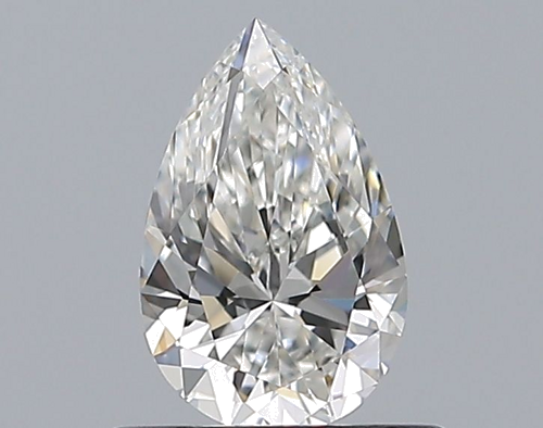 0.57 carat H-VS2 Natūralus Pear Deimantas (1)