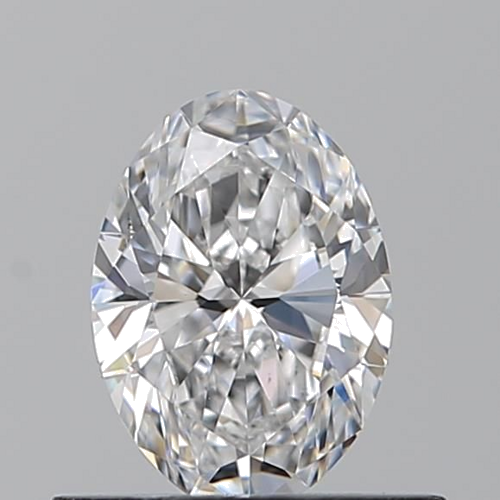 0.51 carat D-VS1 Natūralus Oval Deimantas (1)
