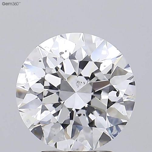3.01 carat E-SI2 Excellent cut Natūralus Round Deimantas (1)