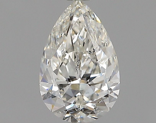 0.5 carat I-SI2 Natūralus Pear Deimantas (1)