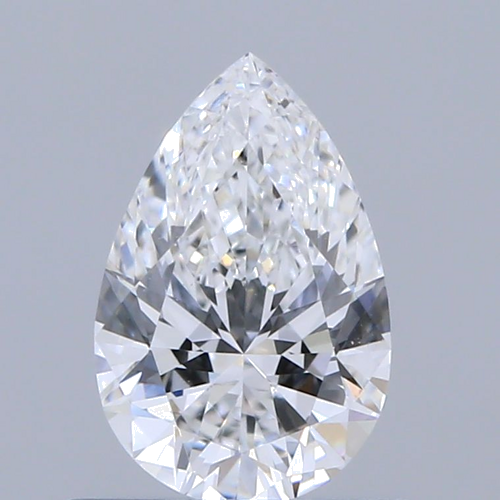 0.53 carat E-VS2 Natūralus Pear Deimantas (1)