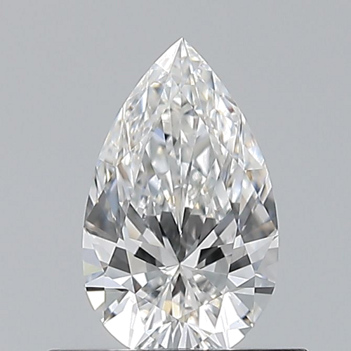 0.5 carat F-VS1 Natūralus Pear Deimantas (1)