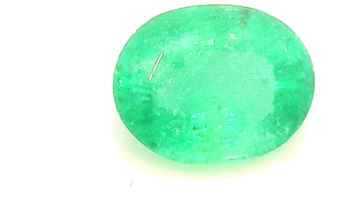0.39 carat GREEN Oval Smaragdas (1)
