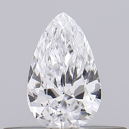 0.23 carat D-VVS2 Natūralus Pear Deimantas (1)