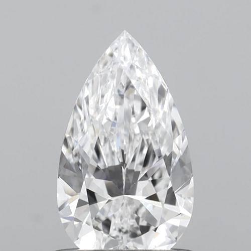 0.7 carat D-VS2 Natūralus Pear Deimantas (1)
