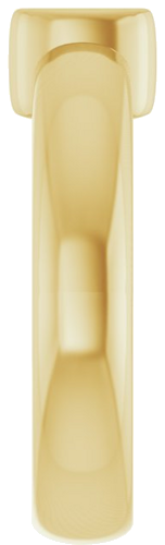 Sužadėtuvių Žiedas „Half-Bezel Solitaire“ 14k yellow gold Cushion 6mm (4)