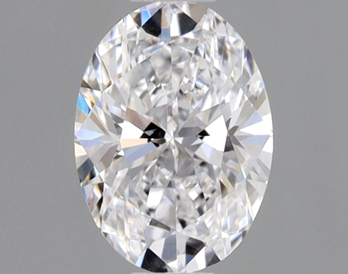 0.5 carat D-VS2 Natūralus Oval Deimantas (1)