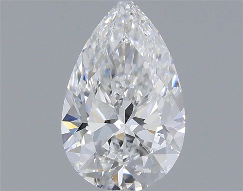 0.4 carat D-VVS2 Natūralus Pear Deimantas (1)