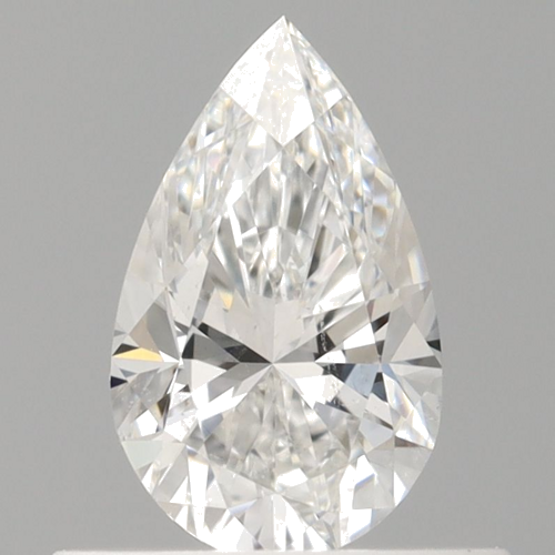 0.5 carat E-SI1 Natūralus Pear Deimantas (1)