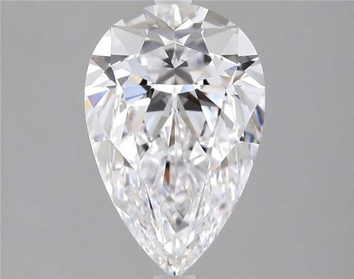 1.54 carat D-IF Natūralus Pear Deimantas (1)