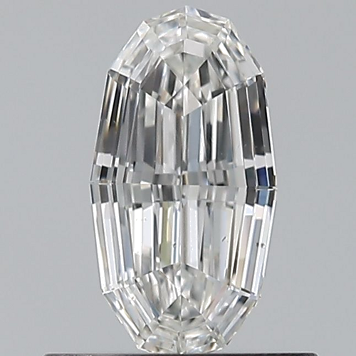 0.51 carat F-SI1 Natūralus Oval Deimantas (1)