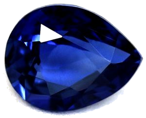 0.48 carat BLUE Pear Safyras (1)