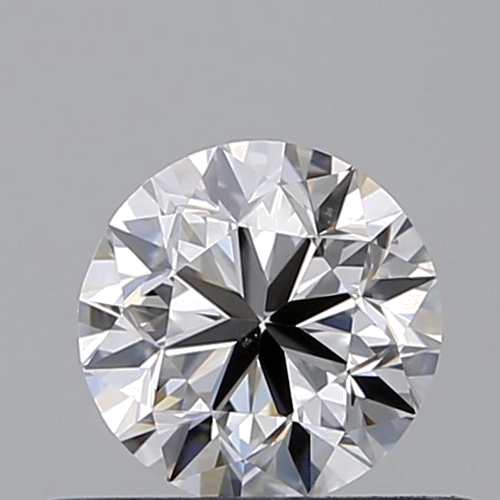 0.5 carat E-VS2 GD cut Natūralus Round Deimantas (1)