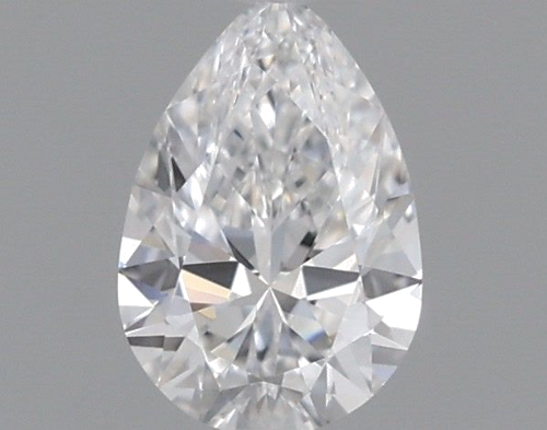 0.3 carat D-VS1 Natūralus Pear Deimantas (1)