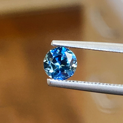 0.46 carat BLUE Round Safyras (1)