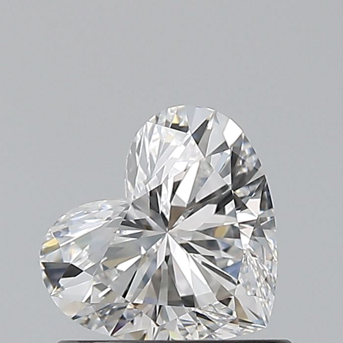 0.7 carat F-VVS2 Natūralus Heart Deimantas (1)