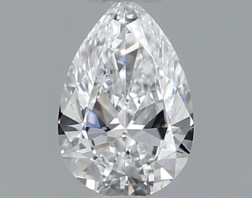 0.3 carat D-VS1 Natūralus Pear Deimantas (1)
