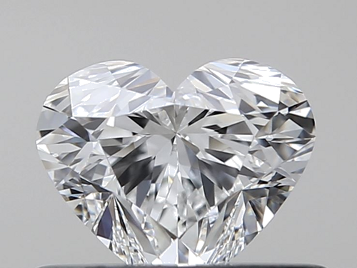 0.51 carat H-VVS1 Natūralus Heart Deimantas (1)
