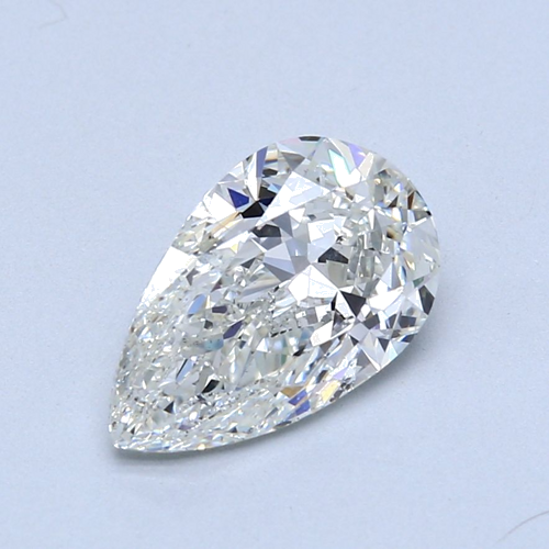 2.01 carat H-SI2 Natūralus Pear Deimantas (1)