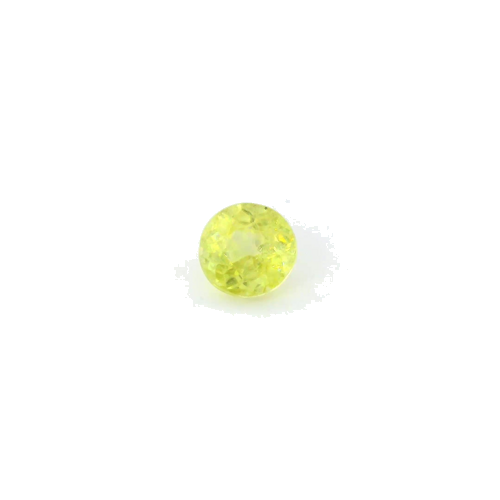 0.58 carat YELLOW Round Sphene (1)