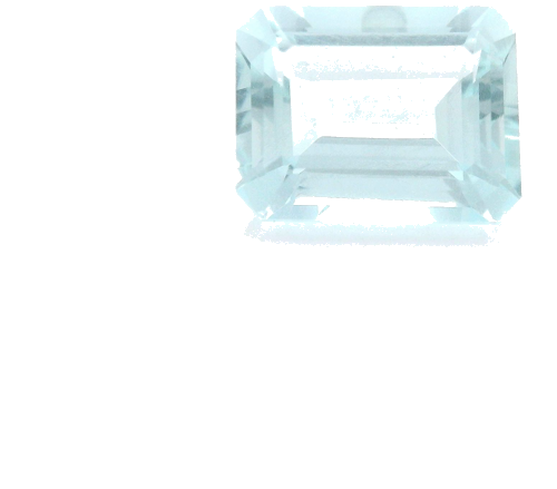 2.18 carat BLUE STEP cut Octagonal Aquamarine (1)