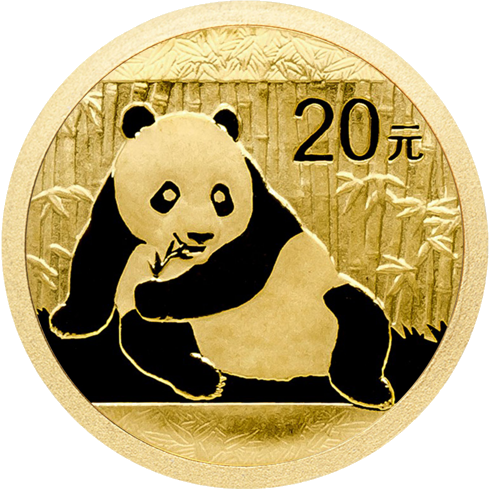 1/20 oz Panda, Kinija, auksinė moneta, 2015 (1)