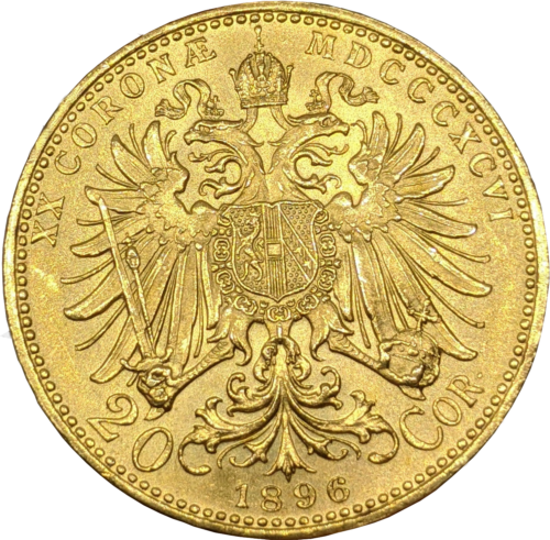 20 крон Австро-Венгрия Франц Иосиф I (1892-1905) золотая монета (2)