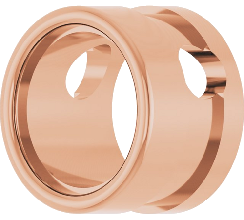 Pakabukas „Solitaire“ 585 Rožinis Aukso Round 6.5mm (2)