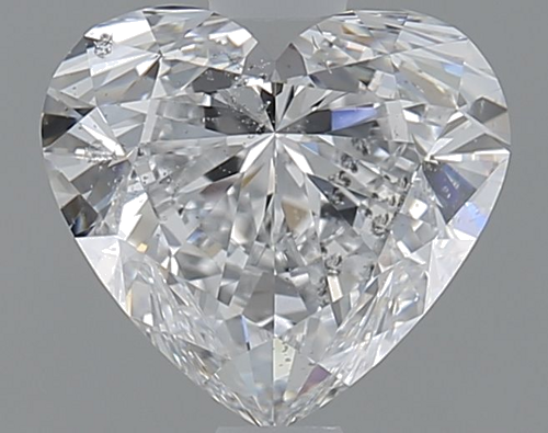 1.52 carat D-SI2 Natūralus Heart Deimantas (1)