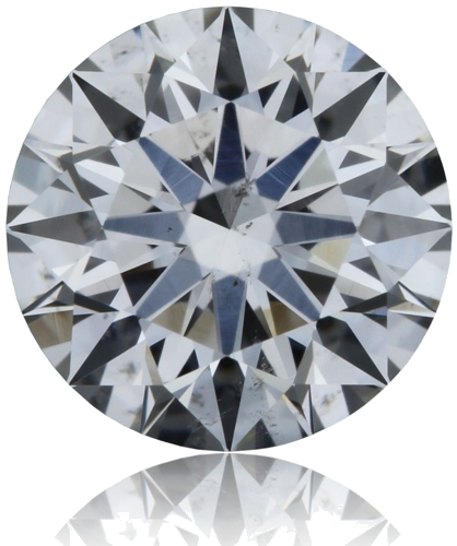 0.52 carat F-SI1 Excellent cut Natūralus Round Deimantas (1)