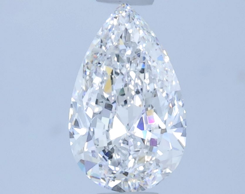 0.5 carat D-VS1 Natūralus Pear Deimantas (1)