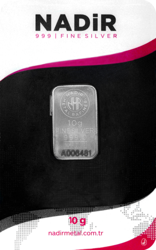 10 гр. Сребърно кюлче .999 Nadir Metal Rafineri (1)