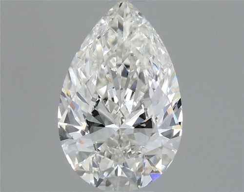 0.43 carat G-SI1 Natūralus Pear Deimantas (1)