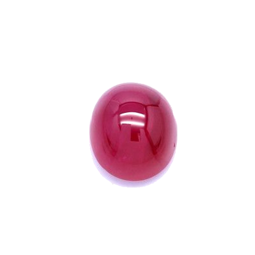 3.4 carat RED CABOCHON cut Oval Rubinas (1)