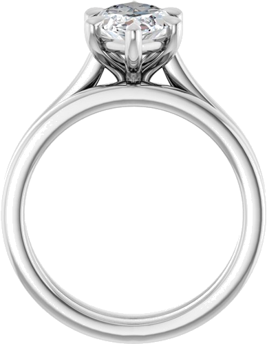 Sužadėtuvių Žiedas „Claw-Prong“ 14k white gold Marquise 13mm x 6.5mm (7)