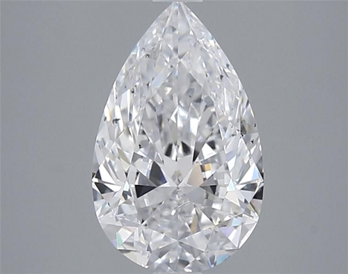 2.01 carat D-SI2 Natūralus Pear Deimantas (1)