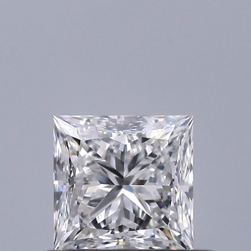 0.5 carat E-VS2 Natūralus Princess Deimantas (1)