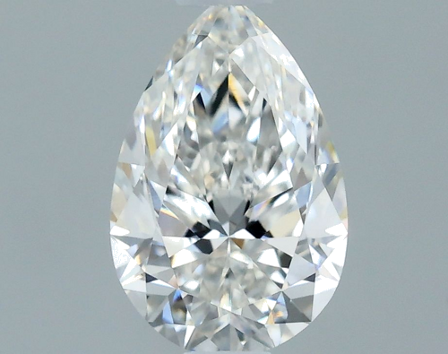 0.53 carat F-VS2 Natūralus Pear Deimantas (1)