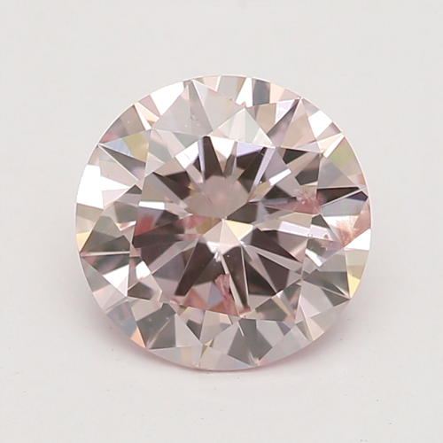 0.7 carat Fancy Pink-SI2 GD cut Natūralus Round Deimantas (1)